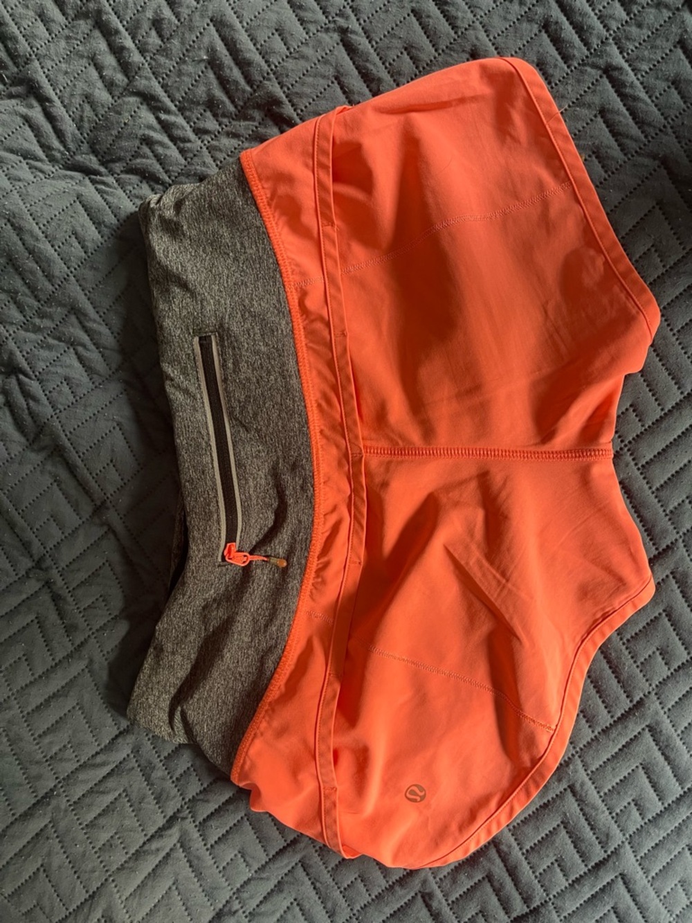 lululemon athletica Pink and Gray Athletic Shorts